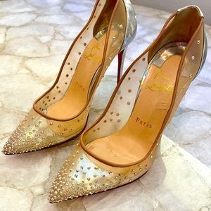 Follies Strass 100mm pumps size 37
